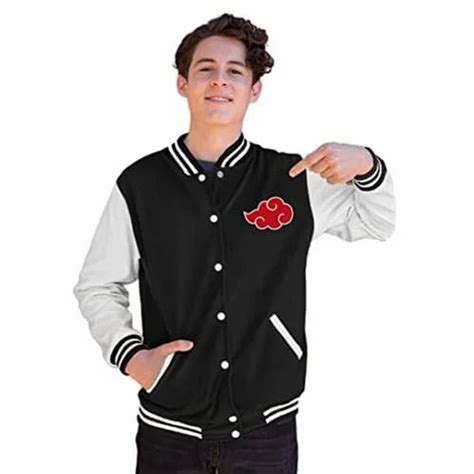 naruto replica jacket|naruto letterman jacket.